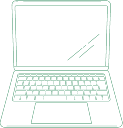 ノートパソコンのイラスト